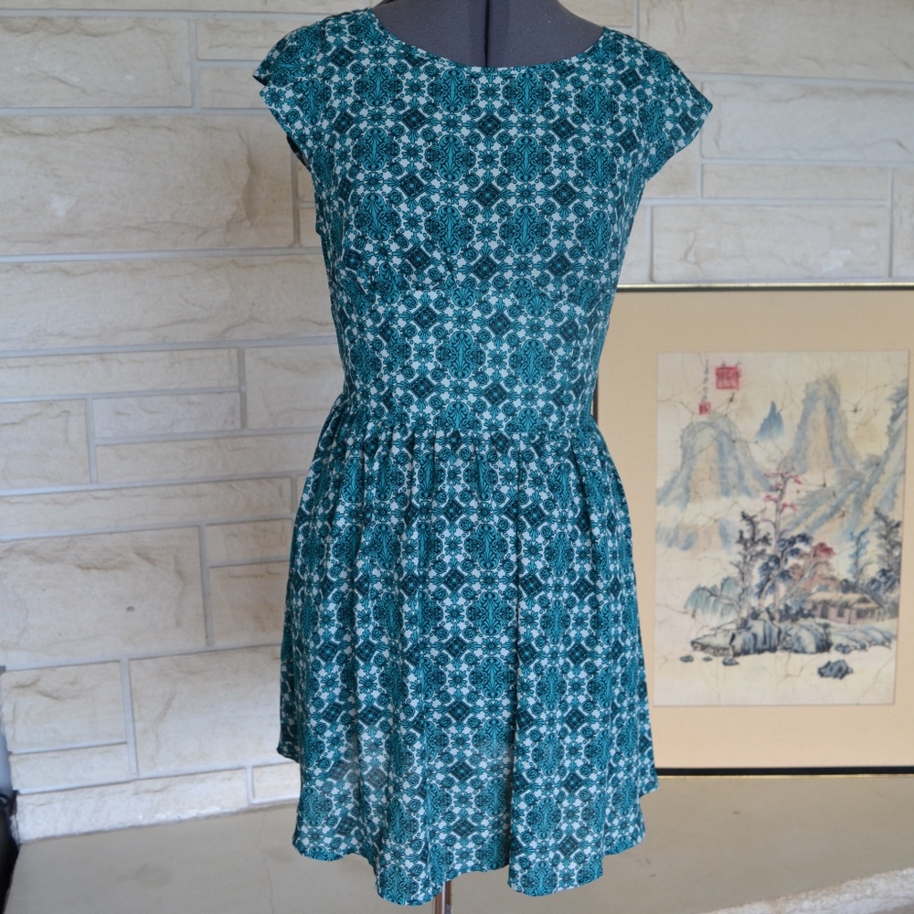 Unique Print Summer Dress